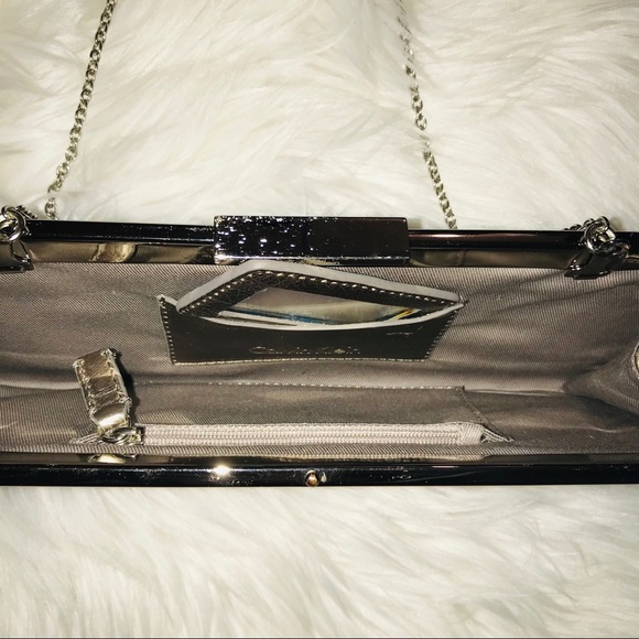 Calvin Klein Metallic Bronze Kisslock Evening Bag (see description) - Picture 11 of 12